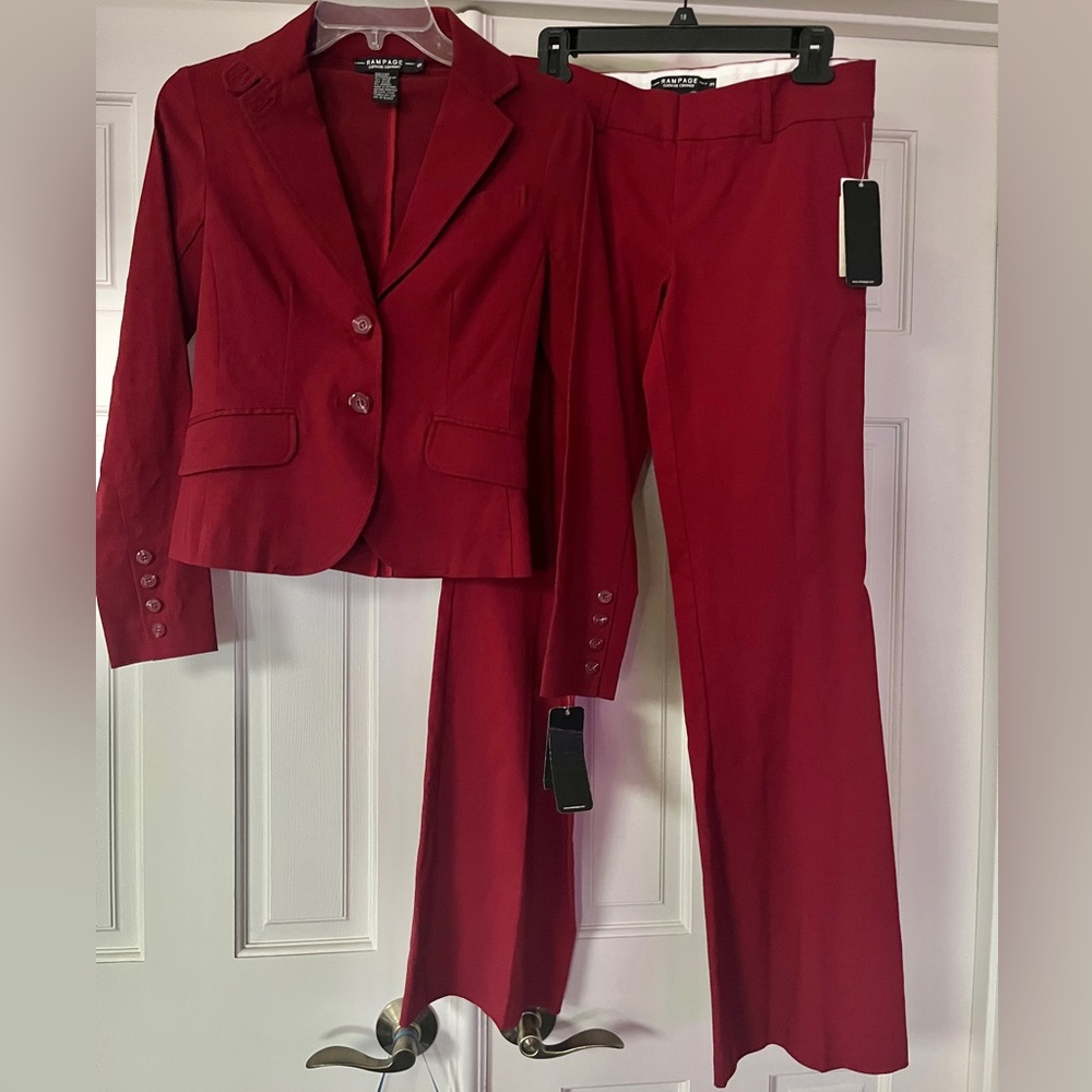 Women's Red Suit Set
